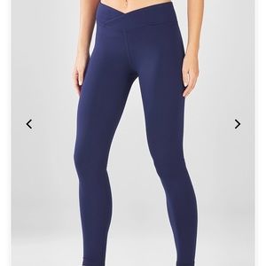 Fabletics Winn ll Powerhold Navy Blue Leggings.  Size XSmall.